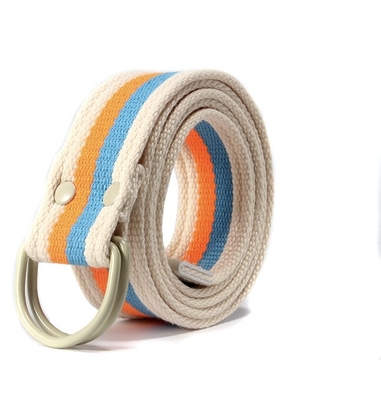 3.0cm Fabric Web Belt buckle Women 110cm belt