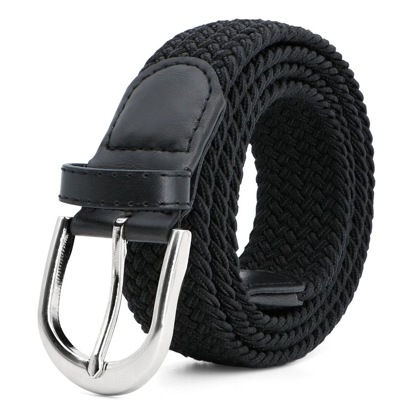 Polypropylene Fiber Fabric Braided Belt Stretch Waist Belts 3.3cm