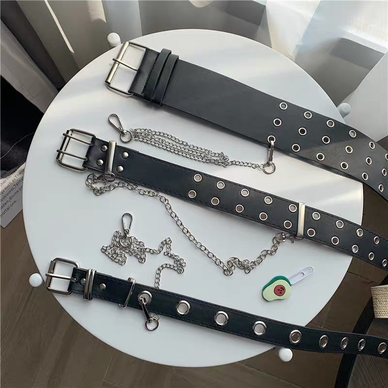 3.0cm Fabric Web Belt buckle Women 110cm belt